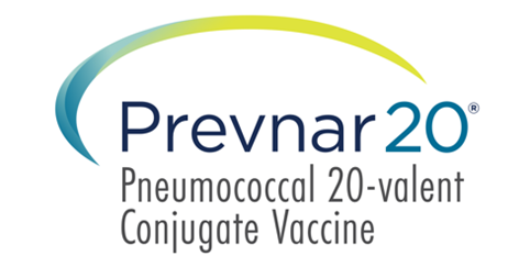 Logo PREVNAR 20 ® Vacuna conjugada antineumocócica 20 valente