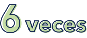 Ícono de 6 veces